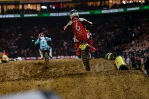 SR75 Suzuki and Thomas Ramette at Paris Supercross 2024