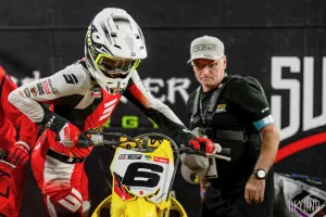 SR75 Suzuki and Thomas Ramette at Paris Supercross 2024